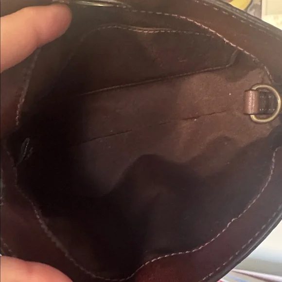 COACH NWT 2007 Chelsea Pebbled Leather Mini bag/Wristlet - Picture 7 of 8